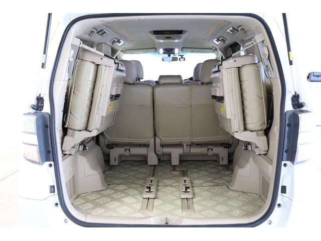 ヴェルファイア ２．４Ｘ　社外エアロ　カロッツェリアナビ　バックカメラ　フロントビューカメラ　ＨＩＤヘッドランプ　後席モニター　革調シートカバー　レーダー探知機　前後ドライブレコーダー　ＥＴＣ　木目インパネ取付　純正アルミ（33枚目）