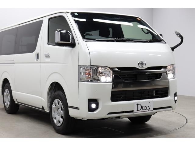ハイエースバン ロングスーパーGL ダークプライムS 8型最終特別仕様車 寒冷地仕様&リヤフォグ 4WD ディーゼルターボ 登録済未使用車 全周囲モニター デジタルインナーミラー 20周年記念スカッフプレート 両側パワースライド AC100Vコンセント(12枚目)