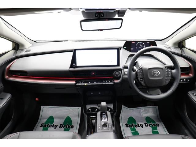 プリウス Z パノラマルーフ Zグレード専用マチュアレッド内装 12.3インチコネクティッドナビ トヨタチームメイト ドラレコ機能付デジタルミラー 全周囲モニター 温冷シート BSM パワーバックドア(40枚目)