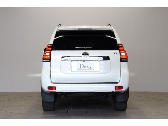 ランドクルーザープラド ＴＸ　Ｌパッケージ　寒冷地仕様　７人乗　ムーンルーフ　ベージュ革シート　アルパインＢＩＧ－Ｘ１１型ナビ　前後方ドライブレコーダー　バックカメラ　ビルトインＥＴＣ　レーダークルーズコントロール　パーキングサポートブレーキ（5枚目）