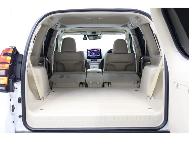 ランドクルーザープラド ＴＸ　Ｌパッケージ　寒冷地仕様　７人乗　ムーンルーフ　ベージュ革シート　アルパインＢＩＧ－Ｘ１１型ナビ　前後方ドライブレコーダー　バックカメラ　ビルトインＥＴＣ　レーダークルーズコントロール　パーキングサポートブレーキ（21枚目）