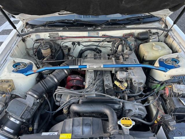 セリカＸＸ ＧＴ　車高調　スターシャーク１４ＡＷ　社外（マフラー・エアクリ・ストラットバー・シート・シフトノブ）　ステアリング（ＴＲＤ）　ＣＤ／ＣＳ（ＫＥＮＷＯＯＤ）　ＥＴＣ　字光式ナンバー　自社顧客下取車（7枚目）