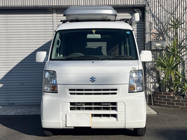 エブリイ ジョインターボ　ハイルーフ　軽キャン　車中泊　テーブル　可動式室内　フルフラット　ＴＶナビ　オーディオ　ＡＣコンセント２つ　サイドオーニング（2枚目）