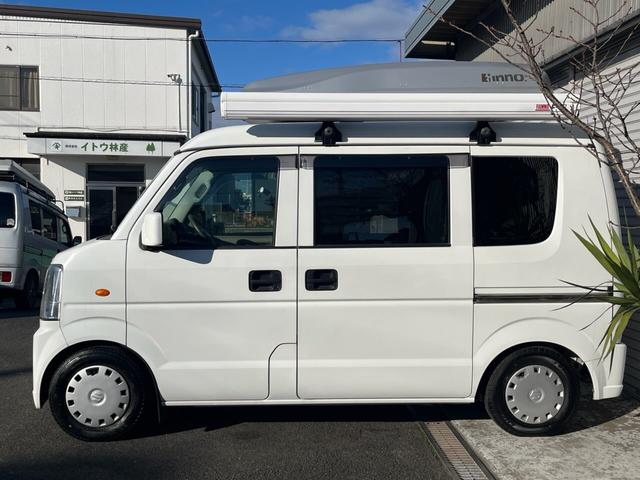 エブリイ ジョインターボ　ハイルーフ　軽キャン　車中泊　テーブル　可動式室内　フルフラット　ＴＶナビ　オーディオ　ＡＣコンセント２つ　サイドオーニング（3枚目）