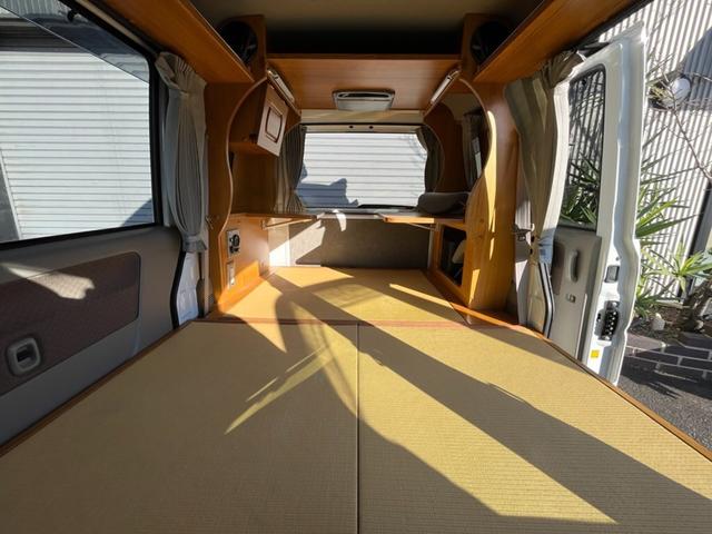 エブリイ ジョインターボ　ハイルーフ　軽キャン　車中泊　テーブル　可動式室内　フルフラット　ＴＶナビ　オーディオ　ＡＣコンセント２つ　サイドオーニング（29枚目）