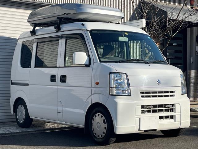 エブリイ ジョインターボ　ハイルーフ　軽キャン　車中泊　テーブル　可動式室内　フルフラット　ＴＶナビ　オーディオ　ＡＣコンセント２つ　サイドオーニング（33枚目）
