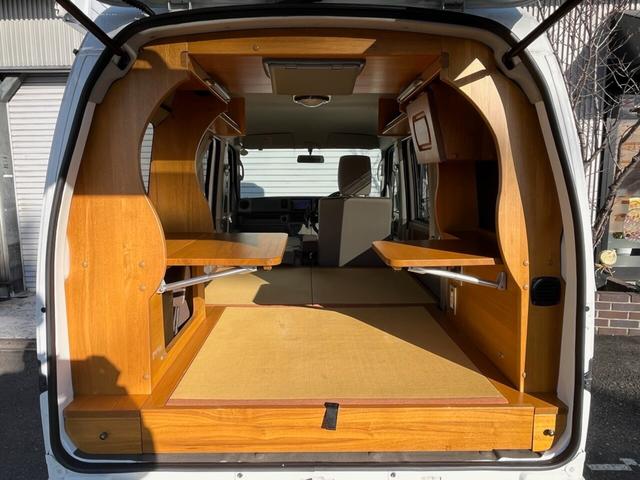 エブリイ ジョインターボ　ハイルーフ　軽キャン　車中泊　テーブル　可動式室内　フルフラット　ＴＶナビ　オーディオ　ＡＣコンセント２つ　サイドオーニング（42枚目）