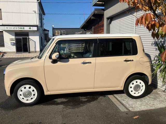 アルトラパンショコラ X ETC バックカメラ TV オートライト HID スマートキー アイドリングストップ 電動格納ミラー ベンチシート CVT 盗難防止システム ABS 衝突安全ボディ エアコン パワーステアリング(4枚目)