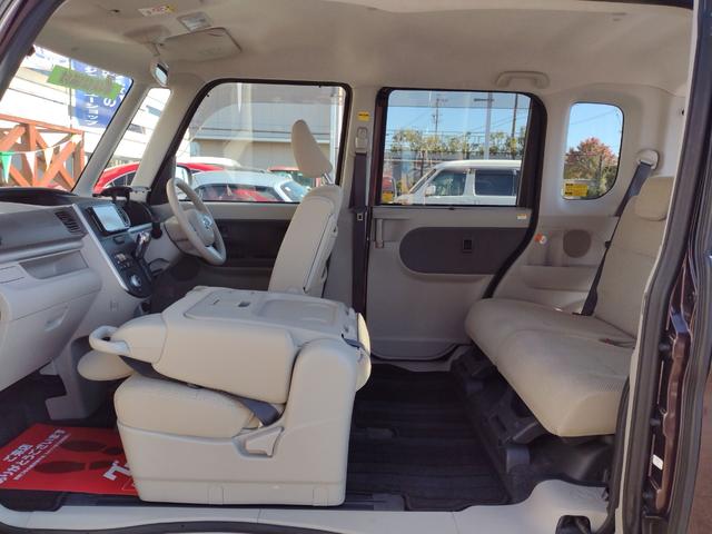 タント Ｘ　ＳＡ　ＥＴＣ　両側電動スライドドア　ナビ　ＴＶ　衝突被害軽減システム　スマートキー　アイドリングストップ　ベンチシート　ＣＶＴ　盗難防止システム　バックモニター　ＡＢＳ　ＥＳＣ　ＣＤ　ＪＵ保証ライト１年（24枚目）