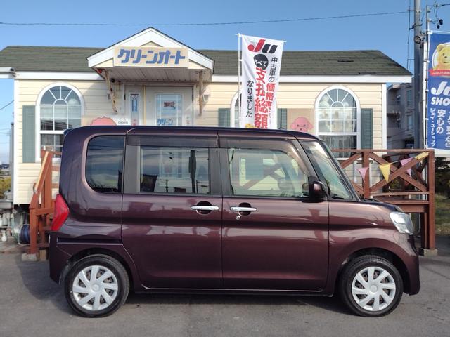 タント Ｘ　ＳＡ　ＥＴＣ　両側電動スライドドア　ナビ　ＴＶ　衝突被害軽減システム　スマートキー　アイドリングストップ　ベンチシート　ＣＶＴ　盗難防止システム　バックモニター　ＡＢＳ　ＥＳＣ　ＣＤ　ＪＵ保証ライト１年（56枚目）
