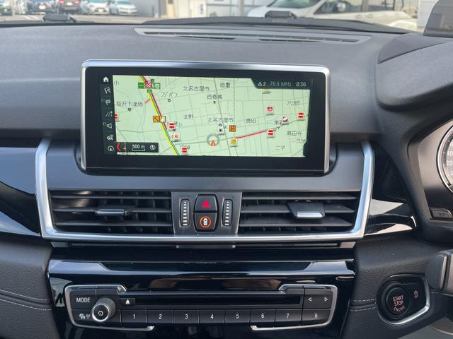 2シリーズ 218dグランツアラー スポーツ ハーフレザーシート シートヒーター HUD アダプティブクルーズ HDDナビ ETC(12枚目)