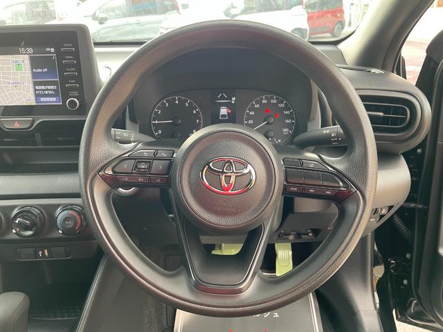 ヤリス Ｘ　車検２年　衝突被害軽減ブレーキ　ディスプレイオーディオ　バックカメラ　横滑り防止機能　オートハイビーム　ＬＥＤヘッドライト　スマートキー　パワーウインドウ　マニュアルエアコン　保証あり（15枚目）