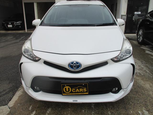 プリウスアルファ S モデリスタエアロ HID フルセグTV ケンウッド8インチ彩速ナビ Bluetooth対応 バックカメラ ETC スマートキー プッシュスタート(3枚目)