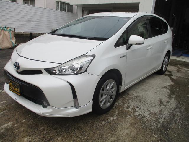 プリウスアルファ S モデリスタエアロ HID フルセグTV ケンウッド8インチ彩速ナビ Bluetooth対応 バックカメラ ETC スマートキー プッシュスタート(5枚目)