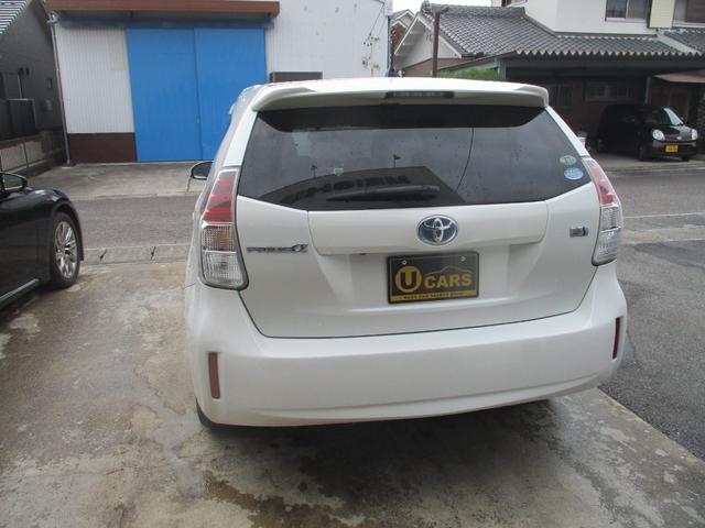 プリウスアルファ S モデリスタエアロ HID フルセグTV ケンウッド8インチ彩速ナビ Bluetooth対応 バックカメラ ETC スマートキー プッシュスタート(6枚目)