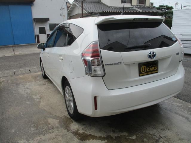 プリウスアルファ S モデリスタエアロ HID フルセグTV ケンウッド8インチ彩速ナビ Bluetooth対応 バックカメラ ETC スマートキー プッシュスタート(12枚目)