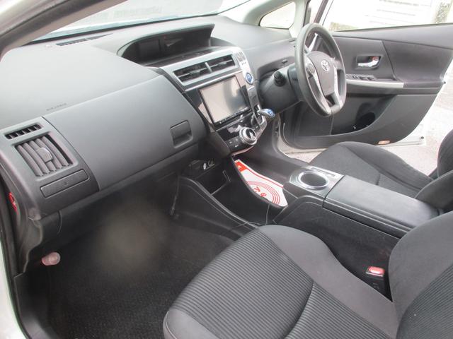 プリウスアルファ S モデリスタエアロ HID フルセグTV ケンウッド8インチ彩速ナビ Bluetooth対応 バックカメラ ETC スマートキー プッシュスタート(20枚目)