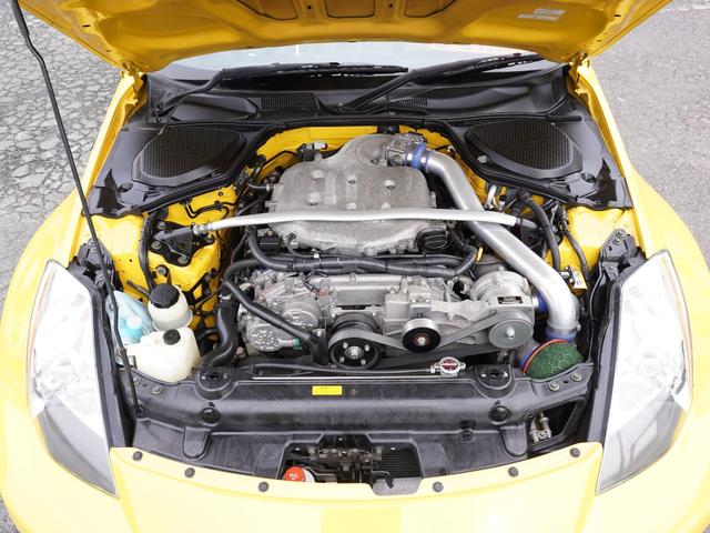 フェアレディＺ ３５ｔｈアニバーサリー　ＨＫＳコンロッド　東名ポンカム　ＧＴ７０４０スーパーチャージャー　前置きＩ／Ｃ　東名エキマニ　メタル触媒　Ｒ１チタンマフラー　アルミラジエター　オイルクーラー　Ｖプロ　ＯＳ技研ツインプレートクラッチ（68枚目）