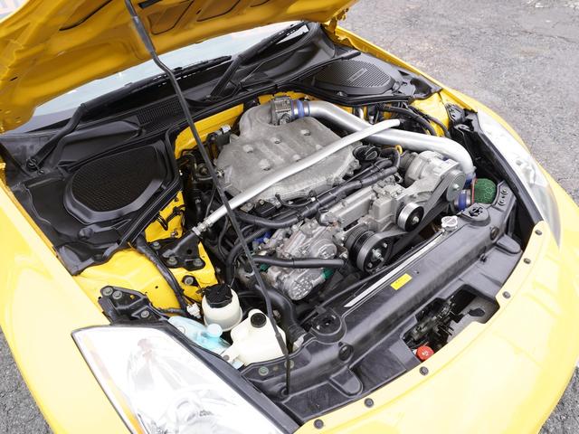 フェアレディＺ ３５ｔｈアニバーサリー　ＨＫＳコンロッド　東名ポンカム　ＧＴ７０４０スーパーチャージャー　前置きＩ／Ｃ　東名エキマニ　メタル触媒　Ｒ１チタンマフラー　アルミラジエター　オイルクーラー　Ｖプロ　ＯＳ技研ツインプレートクラッチ（70枚目）