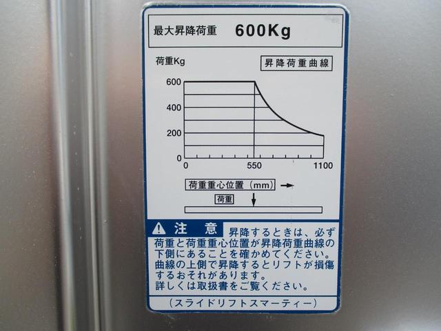 　アルミバン　垂直パワーゲート　ＡＴ　２トン積載　標準　内寸３２３ｘ１７６ｘ１８７　スライドリフトスマーティ　４Ｌターボ　ＡＴ　ＴＫＧ－ＸＺＵ６０５　積載量２０００キロ　車両総重量５２０５キロ(73枚目)