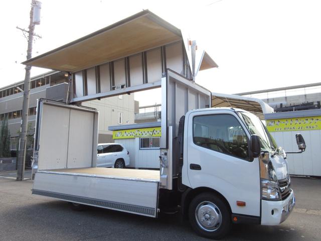 デュトロ アルミウイング 6速 内寸442x209x206 ワイドロング 準中型免許 2t積載 4Lターボ TKG-XZU710M ウイングシートコーキング処理 最大積載量2000キロ 車両総重量5695キロ(9枚目)