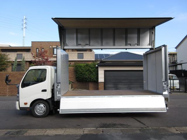 デュトロ アルミウイング 6速 内寸442x209x206 ワイドロング 準中型免許 2t積載 4Lターボ TKG-XZU710M ウイングシートコーキング処理 最大積載量2000キロ 車両総重量5695キロ(10枚目)