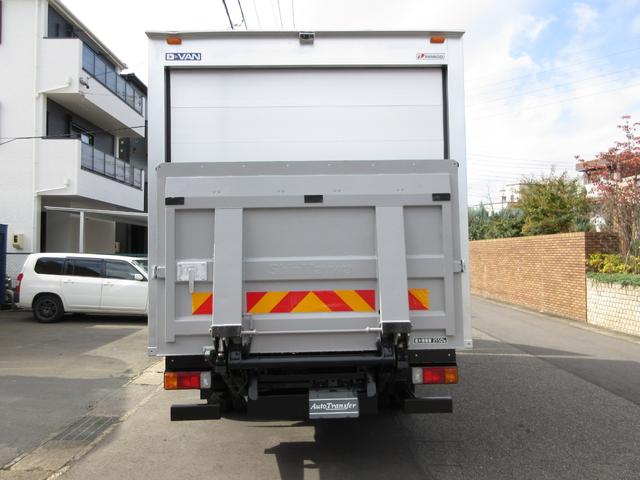 デュトロ 　アルミバン　マルチパワーゲート　内寸４２０ｘ２０８ｘ１９３　ワイドロング　準中型免許　スライドドア　４Ｌターボ　６速　シャッター　ＢＤＧ－ＸＺＵ４１４Ｍ　最大積載量３５５０キロ　車両総重量７４９５キロ（18枚目）