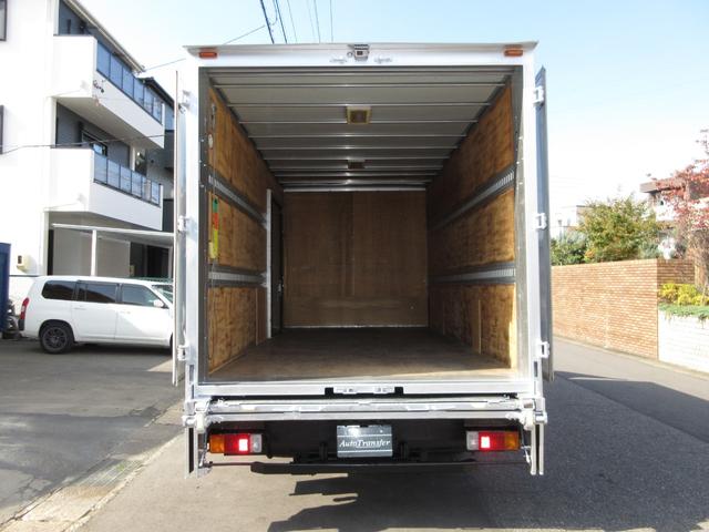 ダイナトラック アルミバン 垂直パワーゲート 内寸450x209x202 ワイドロング AT 準中型免許 カメラ 2t積載 4Lターボ AT BDG-XZU414 最大積載量2000キロ 車両総重量5865キロ(22枚目)