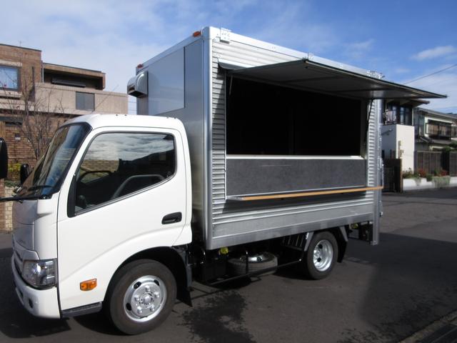 ダイナトラック アルミバン 垂直パワーゲート AT 5t限定免許可 内寸310x177x204 5m未満 準中型免許 キッチンカー 4Lターボ 2RG-XZC605 最大積載量1900キロ 車両総重量4985キロ(2枚目)