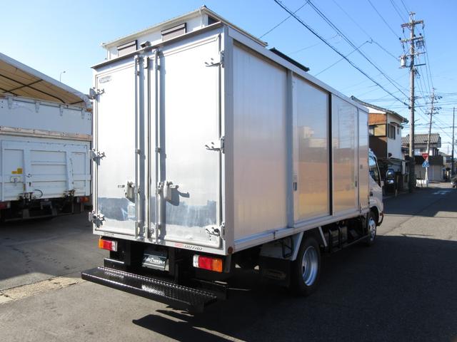 デュトロ アルミバン 標準ロング ボトルカー 内寸117x171x171(後部) 準中型免許 工作車ベース 作業車ベース AT 3t積載 TKG-XZU650M 最大積載量3000キロ 車両総重量6525キロ(4枚目)