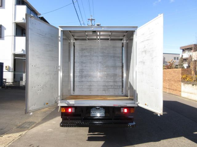 デュトロ アルミバン 標準ロング ボトルカー 内寸117x171x171(後部) 準中型免許 工作車ベース 作業車ベース AT 3t積載 TKG-XZU650M 最大積載量3000キロ 車両総重量6525キロ(22枚目)