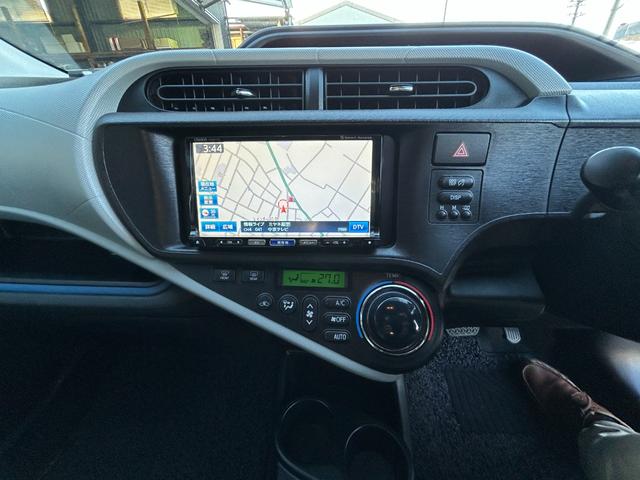 アクア Ｓ　地デジナビＴＶ　　Ｂｌｕｅｔｏｏｔｈ　バックカメラ　キーレスタイプ　リアスポイラー（12枚目）