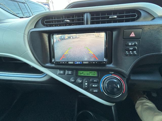 アクア Ｓ　地デジナビＴＶ　　Ｂｌｕｅｔｏｏｔｈ　バックカメラ　キーレスタイプ　リアスポイラー（25枚目）