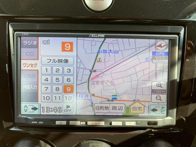 C メモリーナビ/Bカメラ/ワンセグ/ETC/盗難防止装置/電動式格納ミラー/スマートキー/オートライト/運転席・助手席エアバック/アルミホイール/車両取扱説明書/保証書/USB(13枚目)