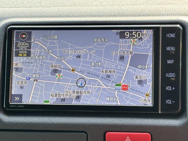 レジアスエースバン ロングDX (点検整備/保証付き)(実走行66,504キロ)(メモリーナビ)(バックカメラ)(Bluetoothオーディオ)(フルセグTV)(CD・DVD再生)(ETC車載器)(トヨタセーフティセンス)(4枚目)