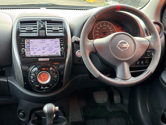 マーチ ニスモ　ＥＴＣ　バックカメラ　ナビ　ＴＶ　アルミホイール　オートライト　ＬＥＤヘッドランプ　スマートキー　アイドリングストップ　電動格納ミラー　ＣＶＴ　盗難防止システム　衝突安全ボディ　記録簿　ＡＢＳ　ＥＳＣ（38枚目）