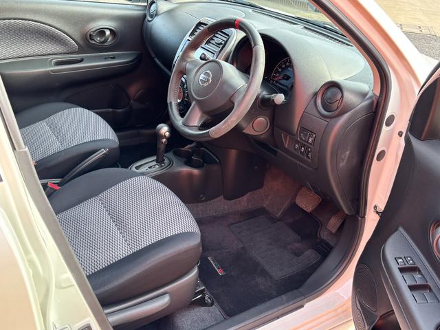 マーチ ニスモ　ＥＴＣ　バックカメラ　ナビ　ＴＶ　アルミホイール　オートライト　ＬＥＤヘッドランプ　スマートキー　アイドリングストップ　電動格納ミラー　ＣＶＴ　盗難防止システム　衝突安全ボディ　記録簿　ＡＢＳ　ＥＳＣ（54枚目）