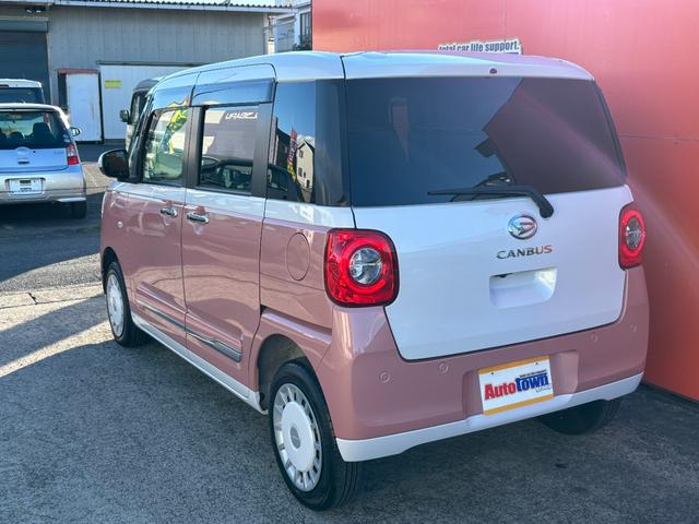 ムーヴキャンバス ストライプスＧ　４ＷＤ　ドライブレコーダー　全周囲カメラ　両側電動スライドドア　ＴＶ　クリアランスソナー　衝突被害軽減システム　オートマチックハイビーム　オートライト　ＬＥＤヘッドランプ　スマートキー（16枚目）