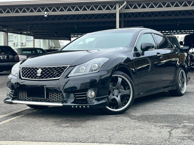 クラウン 2.5アスリート アニバーサリーエディション サンルーフ クルーズコントロール シートベンチレーション エアロ メーカーオプションナビ CD・DVD再生 テレビ視聴 電動シート シートメモリー バックカメラ ETC carlssonアルミ フォグ(27枚目)