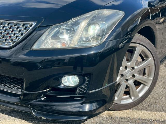 クラウン 3.5アスリート サンルーフ バックカメラ エアロ CD・DVD再生 シートヒーター 電動シート ドライブレコーダー フルセグ視聴 ETC ステアリングリモコン スマートキー フォグライト オートライト 純正アルミ(26枚目)