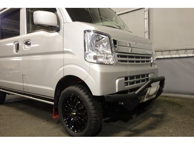 エブリイ ジョインターボ　アゲバン　４ＷＤ　しし狩　スキッドプレート　リフトアップ　１４アルミ　オープンカントリー新品　レトロブラウンシートカバー　純正ディスプレイオーディオ　ＤＶＤビデオ　バックカメラ　ワンオーナー（30枚目）
