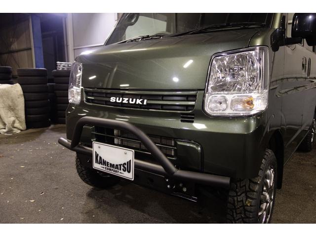 エブリイ ＰＡリミテッド　５速マニュアル　パートタイム４ＷＤ　アゲバン　リフトアップ　しし狩　バンパーガード　社外アルミオープンカントリー新品　レザー調シートカバー　ナビ　ＴＶ　バックカメラ　　ＥＴＣ　ワンオーナー（6枚目）