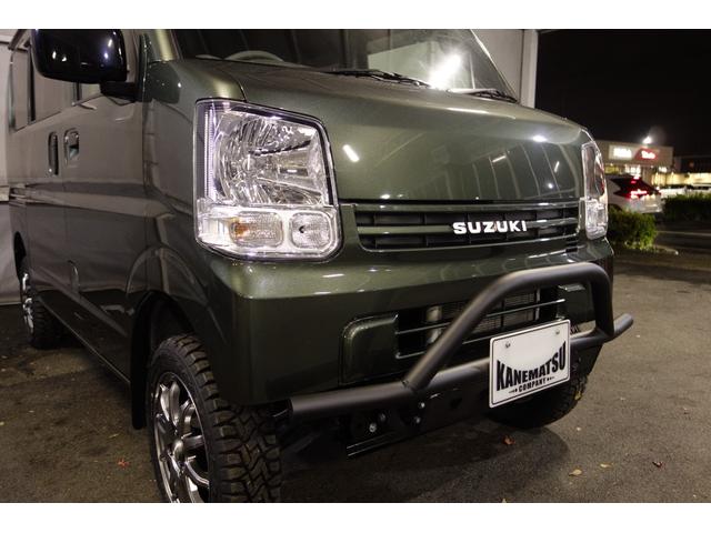 エブリイ ＰＡリミテッド　５速マニュアル　パートタイム４ＷＤ　アゲバン　リフトアップ　しし狩　バンパーガード　社外アルミオープンカントリー新品　レザー調シートカバー　ナビ　ＴＶ　バックカメラ　　ＥＴＣ　ワンオーナー（7枚目）