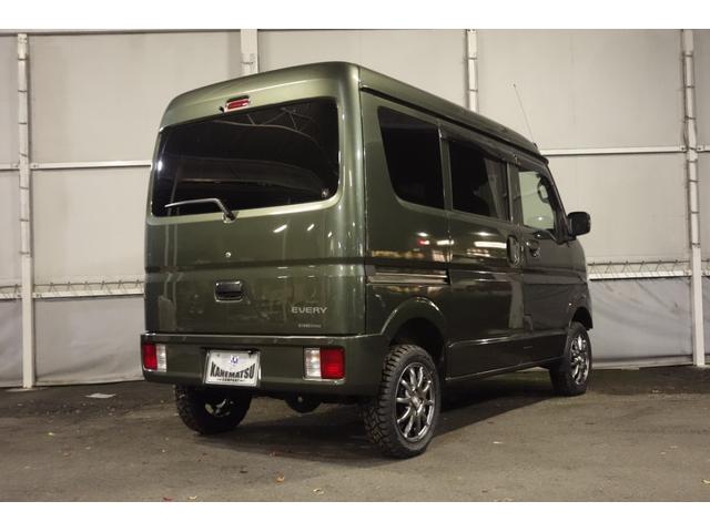 エブリイ ＰＡリミテッド　５速マニュアル　パートタイム４ＷＤ　アゲバン　リフトアップ　しし狩　バンパーガード　社外アルミオープンカントリー新品　レザー調シートカバー　ナビ　ＴＶ　バックカメラ　　ＥＴＣ　ワンオーナー（10枚目）