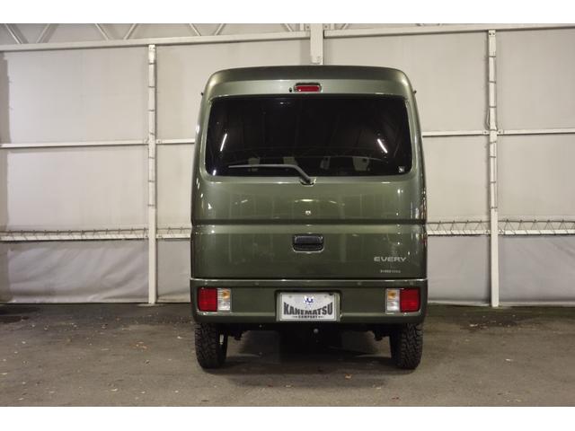 エブリイ ＰＡリミテッド　５速マニュアル　パートタイム４ＷＤ　アゲバン　リフトアップ　しし狩　バンパーガード　社外アルミオープンカントリー新品　レザー調シートカバー　ナビ　ＴＶ　バックカメラ　　ＥＴＣ　ワンオーナー（11枚目）