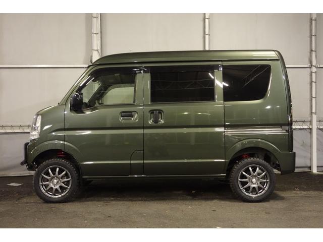 エブリイ ＰＡリミテッド　５速マニュアル　パートタイム４ＷＤ　アゲバン　リフトアップ　しし狩　バンパーガード　社外アルミオープンカントリー新品　レザー調シートカバー　ナビ　ＴＶ　バックカメラ　　ＥＴＣ　ワンオーナー（13枚目）