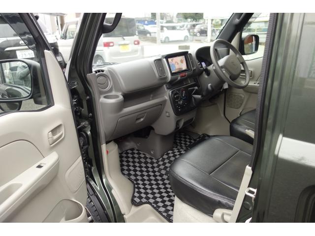 エブリイ ＰＡリミテッド　５速マニュアル　パートタイム４ＷＤ　アゲバン　リフトアップ　しし狩　バンパーガード　社外アルミオープンカントリー新品　レザー調シートカバー　ナビ　ＴＶ　バックカメラ　　ＥＴＣ　ワンオーナー（24枚目）