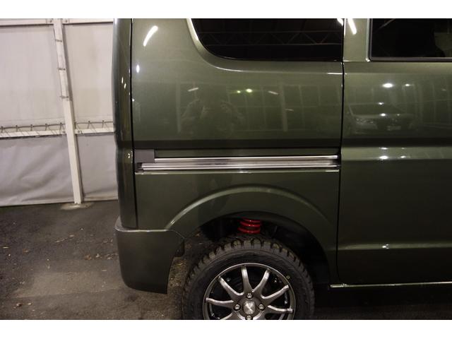 エブリイ ＰＡリミテッド　５速マニュアル　パートタイム４ＷＤ　アゲバン　リフトアップ　しし狩　バンパーガード　社外アルミオープンカントリー新品　レザー調シートカバー　ナビ　ＴＶ　バックカメラ　　ＥＴＣ　ワンオーナー（47枚目）