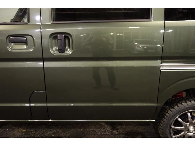 エブリイ ＰＡリミテッド　５速マニュアル　パートタイム４ＷＤ　アゲバン　リフトアップ　しし狩　バンパーガード　社外アルミオープンカントリー新品　レザー調シートカバー　ナビ　ＴＶ　バックカメラ　　ＥＴＣ　ワンオーナー（50枚目）