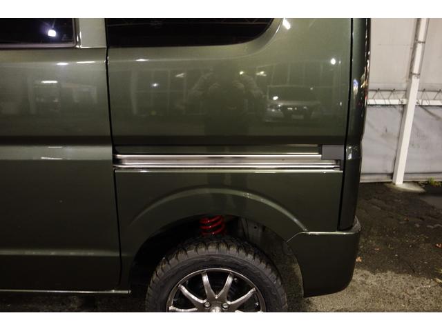 エブリイ ＰＡリミテッド　５速マニュアル　パートタイム４ＷＤ　アゲバン　リフトアップ　しし狩　バンパーガード　社外アルミオープンカントリー新品　レザー調シートカバー　ナビ　ＴＶ　バックカメラ　　ＥＴＣ　ワンオーナー（51枚目）